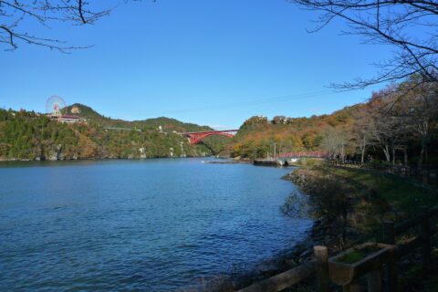恵那峡（左岸下流より撮影）