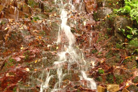 広島県安芸太田町の三段峡内にある赤滝
