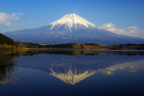 田貫湖の逆さ富士