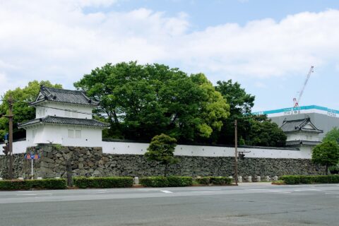 Funai Castle in Oita, Oita prefecture, Japan