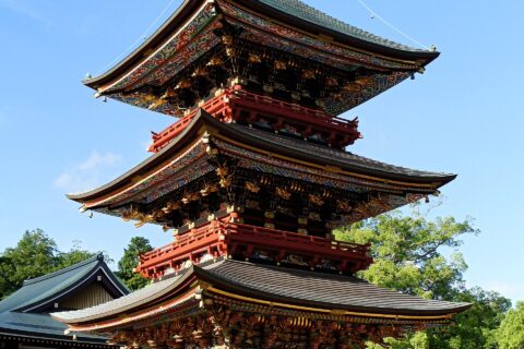成田山新勝寺。所在地は千葉県成田市。