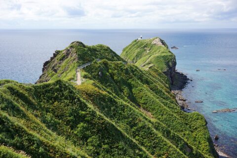 Cape Kamui in Shakotan, Hokkaido prefecture, Japan.
