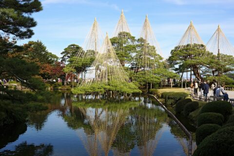 兼六園。 所在地は石川県金沢市。