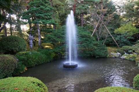 兼六園。 所在地は石川県金沢市。