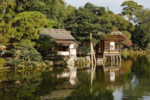 兼六園。 所在地は石川県金沢市。