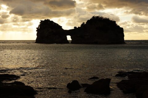 Engetsu Island in Shirahama, Wakayama prefecture, Japan.