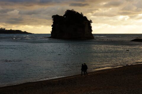 Engetsu Island in Shirahama, Wakayama prefecture, Japan.