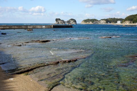 Engetsu Island in Shirahama, Wakayama prefecture, Japan.