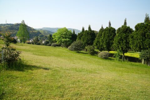 出雲玉作史跡公園。 所在地は島根県松江市。