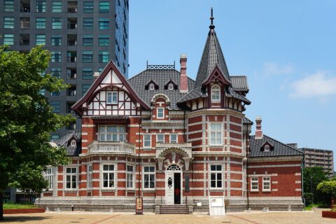 国際友好記念図書館。 所在地は福岡県北九州市。