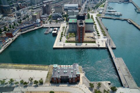 門司港レトロ。 所在地は福岡県北九州市。