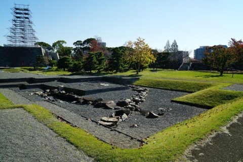 赤穂城本丸庭園。 所在地は兵庫県赤穂市。