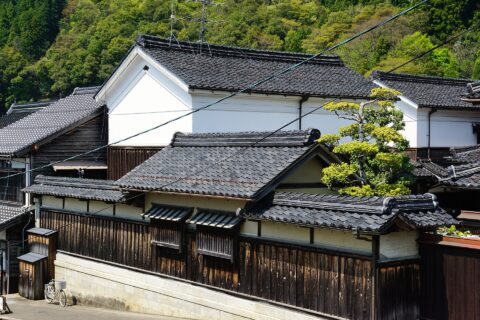 ​智頭宿にある石谷家住宅。所在地は鳥取県智頭町。