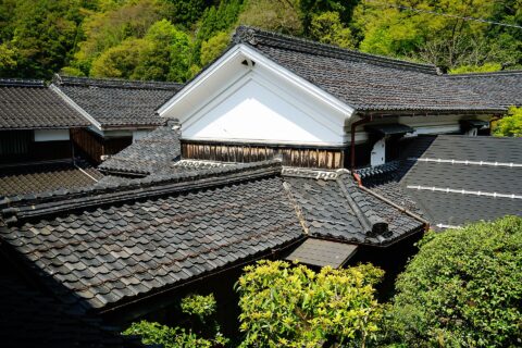 ​智頭宿にある石谷家住宅。所在地は鳥取県智頭町。