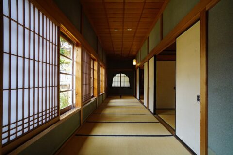 智頭宿にある石谷家住宅。所在地は鳥取県智頭町。