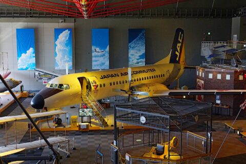 青森県立三沢航空科学館にて。 所在地は青森県三沢市。