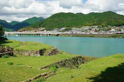 新宮城。所在地は和歌山県新宮市。