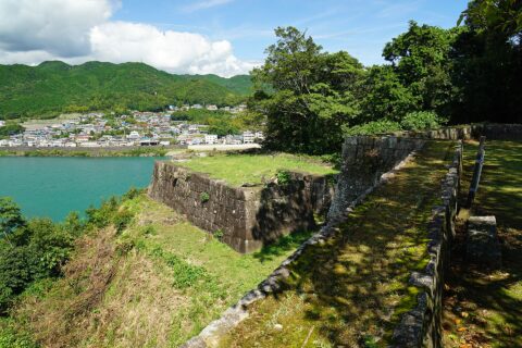 新宮城。所在地は和歌山県新宮市。