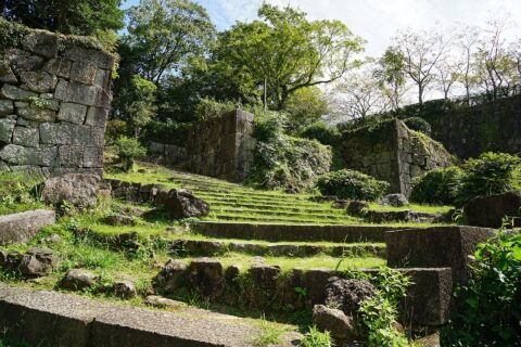 新宮城。所在地は和歌山県新宮市。