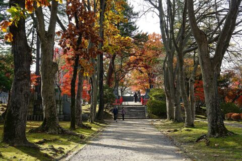 盛岡城。所在地は岩手県盛岡市。