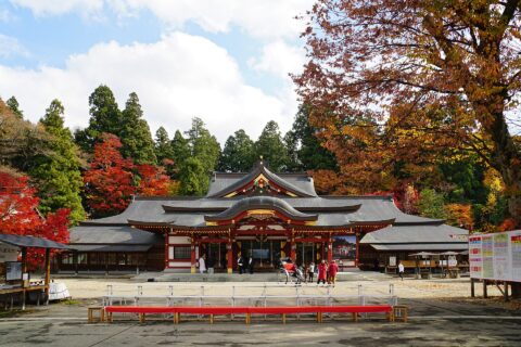 盛岡八幡宮。所在地は岩手県盛岡市。