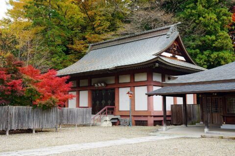 Morioka Hachimangū in Morioka, Iwate prefecture, Japan