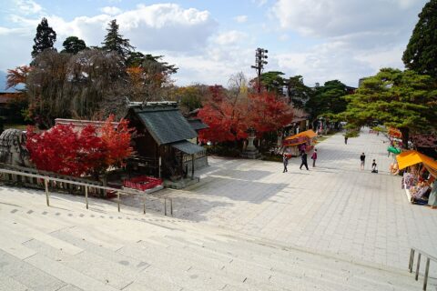 盛岡八幡宮。所在地は岩手県盛岡市。