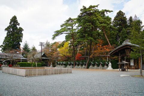 Morioka Hachimangū in Morioka, Iwate prefecture, Japan