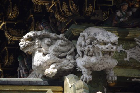 Carvings on Yōmeimon Gate at Tōshō-gū Shrine in Nikko