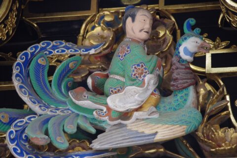 Carvings on Yōmeimon Gate at Tōshō-gū Shrine in Nikko