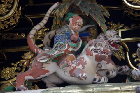 Carvings on Yōmeimon Gate at Tōshō-gū Shrine in Nikko