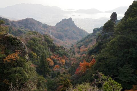 寒霞渓。 所在地は香川県小豆島町