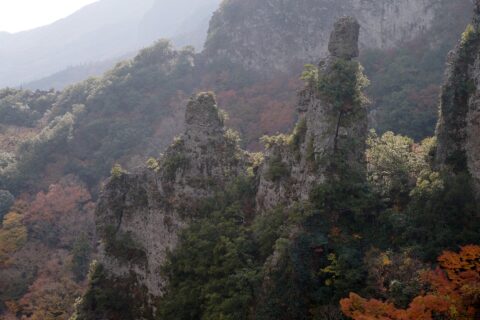 寒霞渓。 所在地は香川県小豆島町