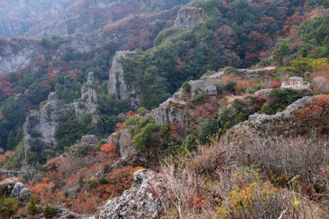 寒霞渓。 所在地は香川県小豆島町