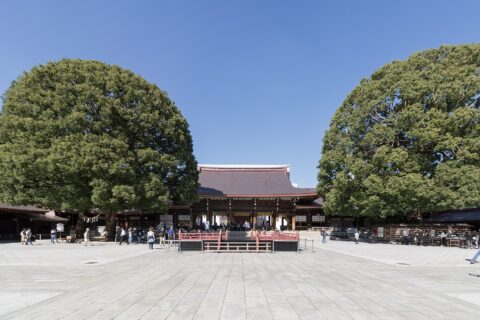 明治神宮、御社殿。