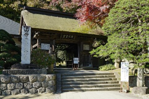 立石寺にて。 所在地は山形県山形市。