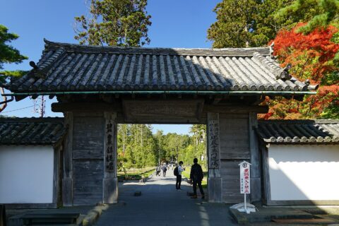 瑞巌寺にて。 所在地は宮城県松島町。
