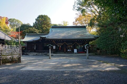Minase Shrine in Shimamoto, Osaka prefecture, Japan
