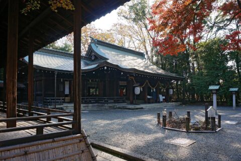 水無瀬神宮。所在地は大阪府島本町。