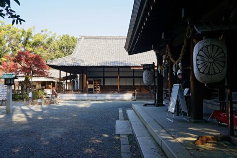 水無瀬神宮。所在地は大阪府島本町。
