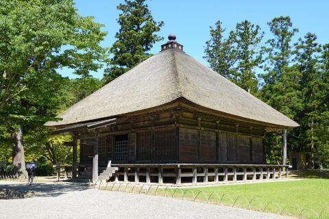 毛越寺。所在地は岩手県平泉町。