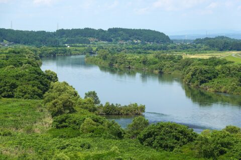 高館義経堂にて。所在地は岩手県平泉町。