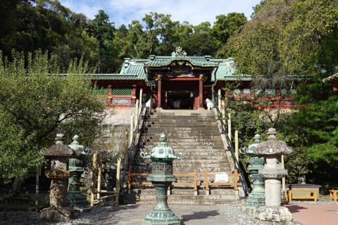 久能山東照宮。 所在地は静岡県静岡市。