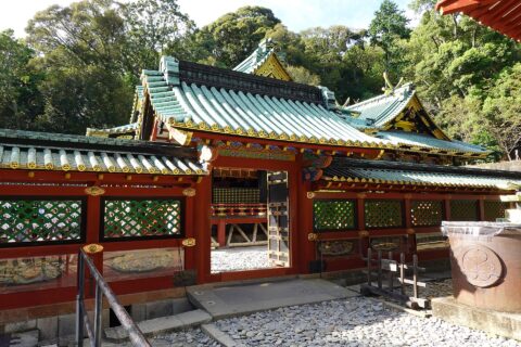 久能山東照宮。 所在地は静岡県静岡市。