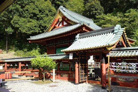 久能山東照宮。 所在地は静岡県静岡市。