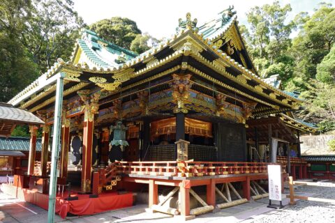 久能山東照宮。 所在地は静岡県静岡市。