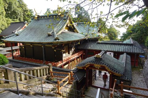 久能山東照宮。 所在地は静岡県静岡市。