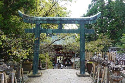 久能山東照宮。 所在地は静岡県静岡市。