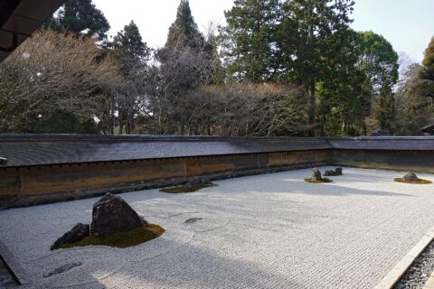 龍安寺。所在地は京都府京都市。