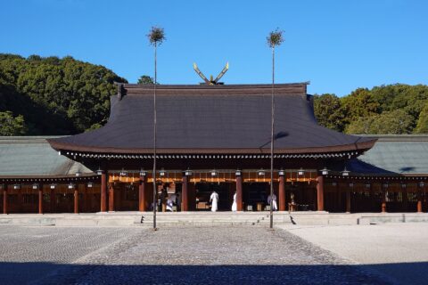 橿原神宮。所在地は奈良県橿原市。
